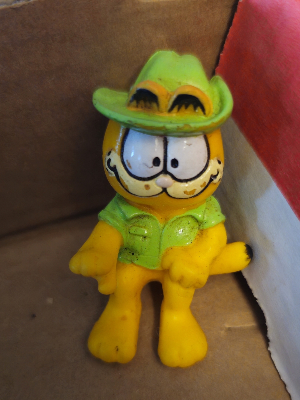Vintage Garfield Toy Figure